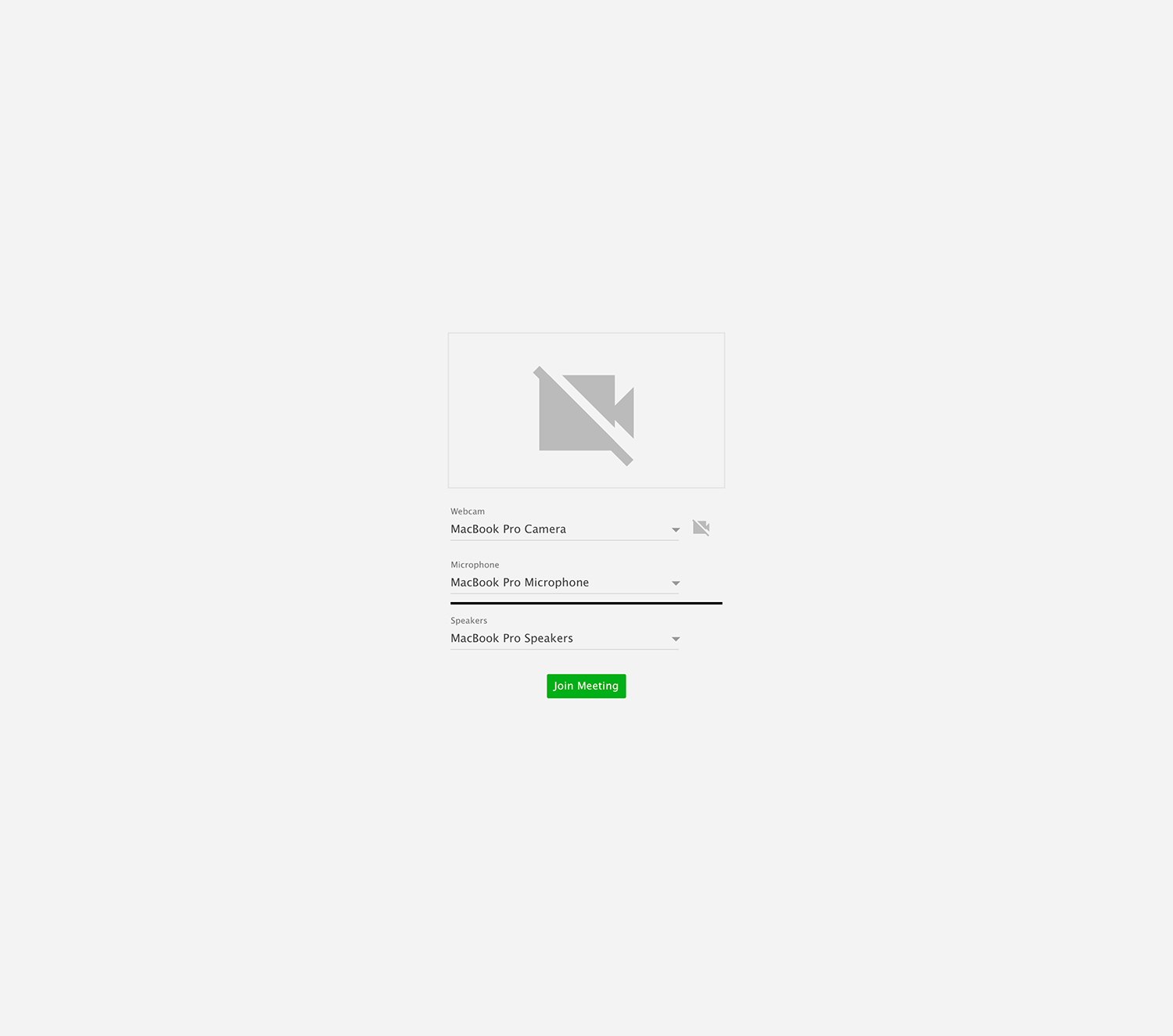SmarterMail Team Workspace Start a Video Chat