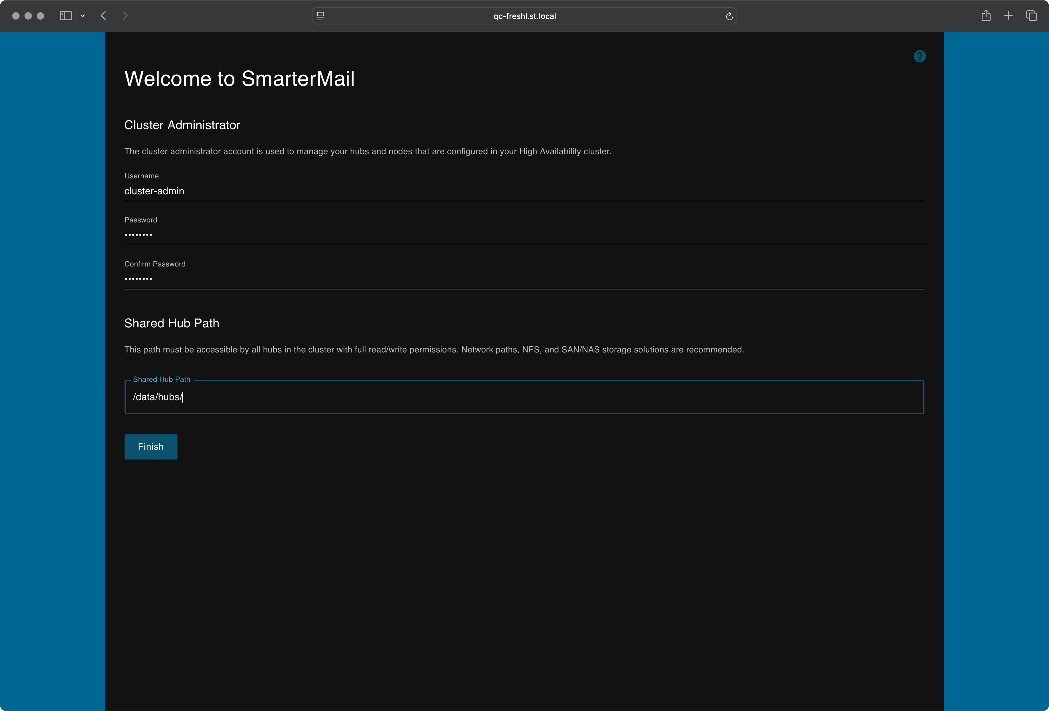 SmarterMail HA Hub Wizard